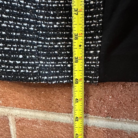 White‎ House Black Market Women's Black & White Tweed Sheath Dress Size 6 - Picture 11 of 11